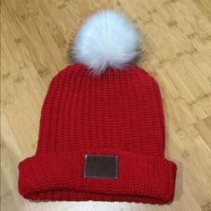Love Your Melon Red Beanie NWT